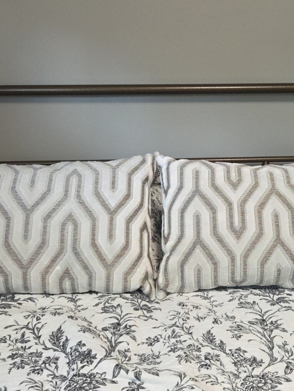 Neutral Geometric Decorative Pillow Covers - Set of 2
